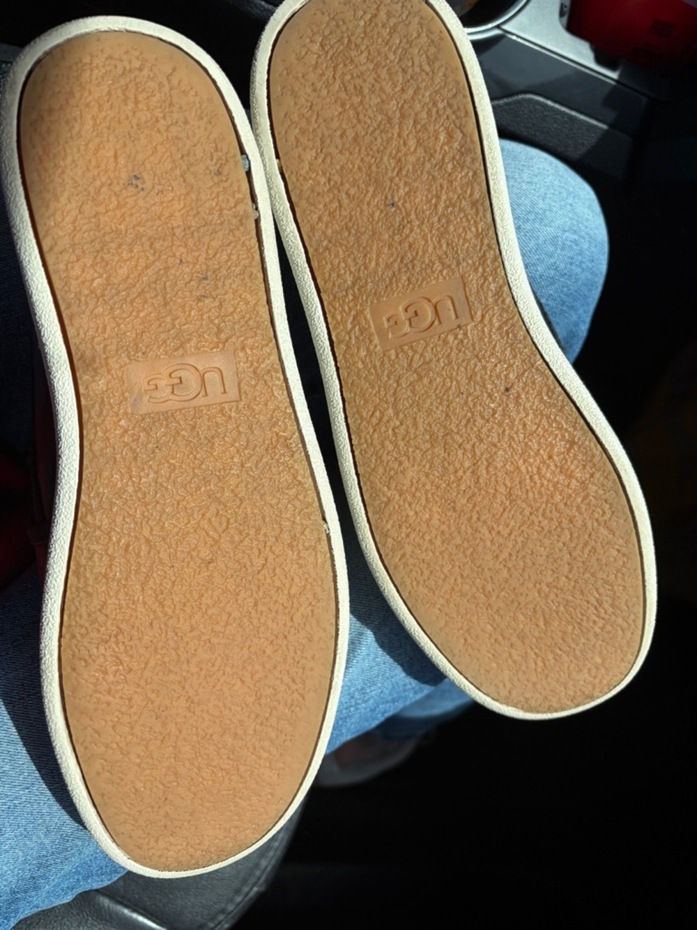 Ugg Leather Slip On Shoes - Picture 2 of 5